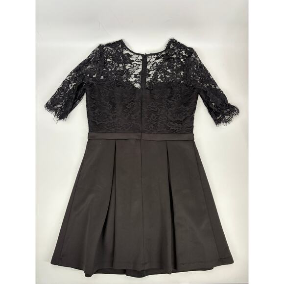 J Taylor Black Lace Dress (B19) - Picture 2 of 11